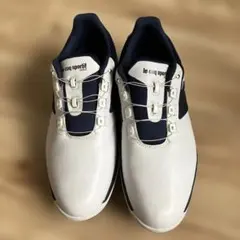 le coq sportif ゴルフシューズ ホワイト/ネイビー