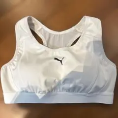 PUMA ホワイト スポーツブラ Mサイズ
