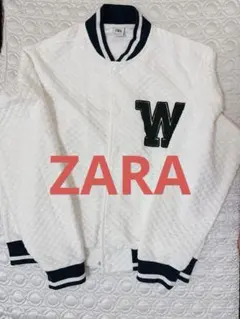 ZARA スタジャン ホワイト キルティング