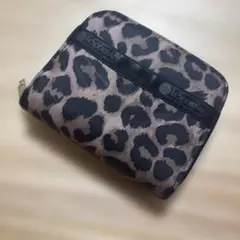 LeSportsac レスポートサック 長財布レオパード柄 ブルー - メルカリ