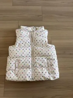 baby GAP ドット柄ダウンベスト
