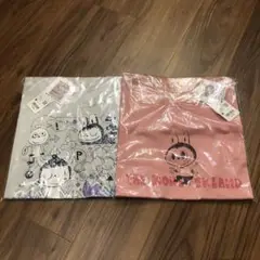 ラブブ　ユニクロ　Ｔシャツ　Mサイズ　ピンク　グレー　２枚セット