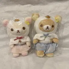 リラックマ　スワンと金色の花　ぬいぐるみ　リラックマ　コリラックマ　2種セット