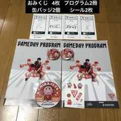 千葉ジェッツ　 プログラム ジャンボくん シール おみくじ 缶バッジ