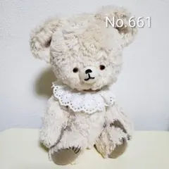 No.661 テディベア　BD 2025.12.23 ホワイト×つけ襟