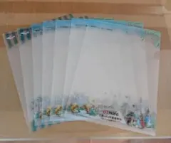 三菱UFJ信託銀行ピーターラビットクリアファイル 7枚セット