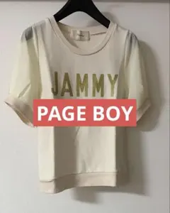 PAGE BOY ホワイト FREE シースルー ロゴ ページボーイのサムネイル