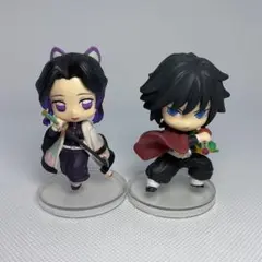 鬼滅の刃 ちまっ!きゃら フィギュア 冨岡義勇 胡蝶しのぶ
