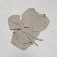 monbebe モンベベ ベビー ロンパース チェリー 帽子 韓国