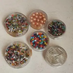 アクリルビーズ　4mm 6mm 8mm 竹ビーズ