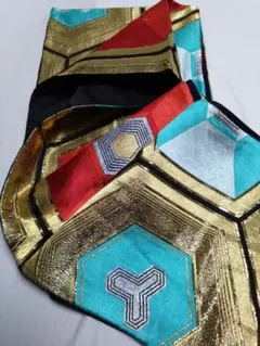 r*a様 多色 六角形パターン 袋帯