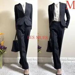 【AOKI/アオキ lesmues 】美品2パンツ スーツ Mサイズ相当 2026年最新】AOKI レディース ビジネス パンツスーツ上下の人気