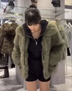 ラグアジェム POCKET POINT FAUX FUR コート - メルカリ