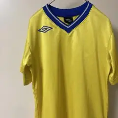 Umbro イエロー サッカーシャツ Vネック　150cm