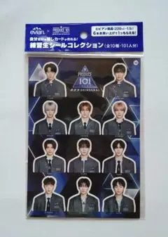 evian × PRODUCE101 新世界 練習生シールコレクション ⑩のサムネイル
