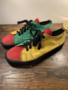 ゲリラ値下げ　美品　80s vans usa製 ラスタカラー　28.5㎝〜29㎝のサムネイル