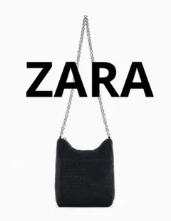 ZARA ラインストーン クロスボディバッグ