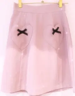 【即購入可】アンクルージュ 台形スカート ピンクのサムネイル