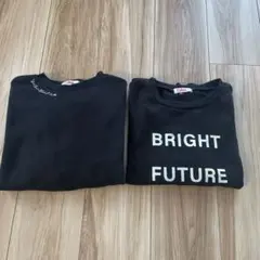 ビンクラテ♡トレーナー 2枚セット