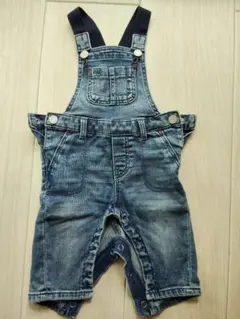 H&M デニムサロペット　オーバーオール　 70