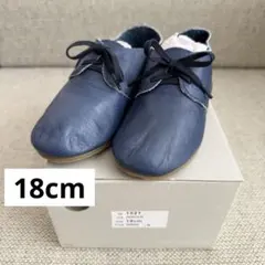 試着のみ PEEP ZOOM レザーシューズ 本革 18cm