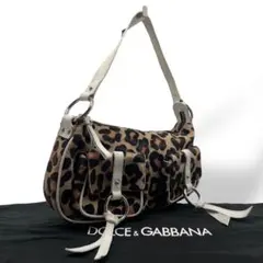 DOLCE & GABBANA ハラコ レオパード ワンショルダーバッグ y2k