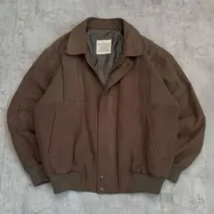 vintage ブルゾンジャケット　短丈　スエード調　アメカジ　シティーボーイ