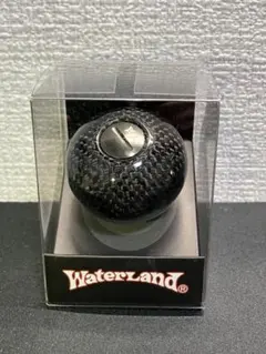 ウォーターランド カーボンハンドルノブLL ガンメタ（タイプB） ウォーターランド W.L.カーボンハンドルノブLL ：ガンメタ