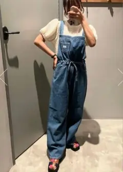 デニムオールインワン