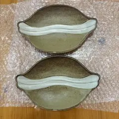よしざわ窯 どら焼き皿　2枚セットのサムネイル