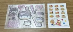 スウィート　付録　雪焼けキティ　ぷっくりシール・ダイソー　日焼けキティ　シール