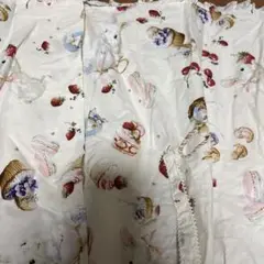 明日削除、新品タグつき、ピンクハウスうさぎワンピース、ミルク