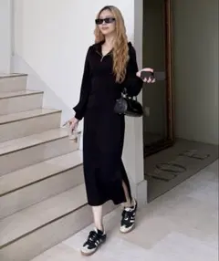 ROYAL PARTY ZIPフードタイトワンピース