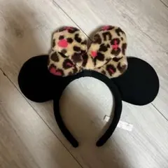 Disney カチューシャヒョウ柄　ミニーちゃん