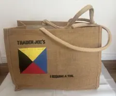 【未使用品】Trader Joe's ジュート トートバッグ トレーダージョーズのサムネイル