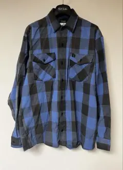 CODET チェックネルシャツ Lサイズ made in USA ブルー