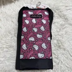 新品 ハローキティ ヒョウ柄 折りたたみ保冷エコバッグ アベイル サンリオ