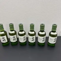 大特価【未開封】 白州 180ml ６本セット サントリー サントリー 白州 180ml 山崎 6本セット