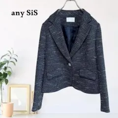 zY75【L】エニィスィス any SiS テーラードジャケット ビジューボタンのサムネイル