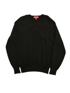 未使用　シュプリーム　ニット　黒　明細書、ショッパー　ステッカー付未使用保管 Supreme ニット S ショッパー ステッカー付き - メルカリ