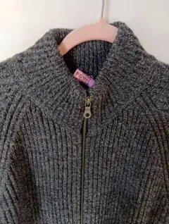 メンズニットブルゾン