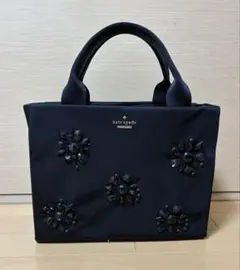 美品　katespade ビジューバッグ　ブラック