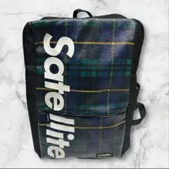 【新品未使用】Satellite サテライト ビッグロゴ リュック チェック柄