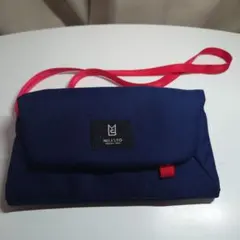 MILESTO ネイビー ショルダーバッグ