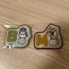 ハイキュー!! ふわもこワッペンステッカー　2枚セット
