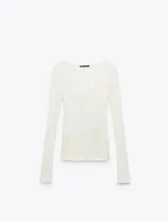 ZARA アシンメトリーダブルレイヤード　トップス