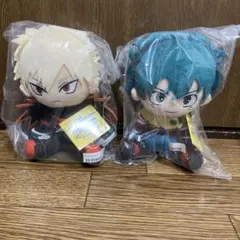 緑谷出久　爆豪勝己 ぬいぐるみ big ビック　おまんじゅう 僕のヒーローアカデミア でっかいぽふっとぬいぐるみ～緑谷出久