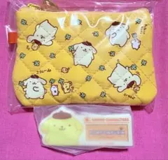 サンリオ シークレット フラットミニポーチ　ポムポムプリン