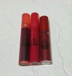 3CE リップグロス 3本セット