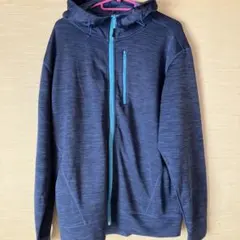 メンズ　パーカー　アウター　釣り　アウトドア　スポーツ　3XL 青　ブルー